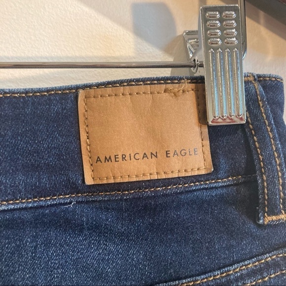 AMERICAN EAGLE  Sz 2 High Rise Mini Denim Jean Skirt Mid-Wash - Picture 6 of 14